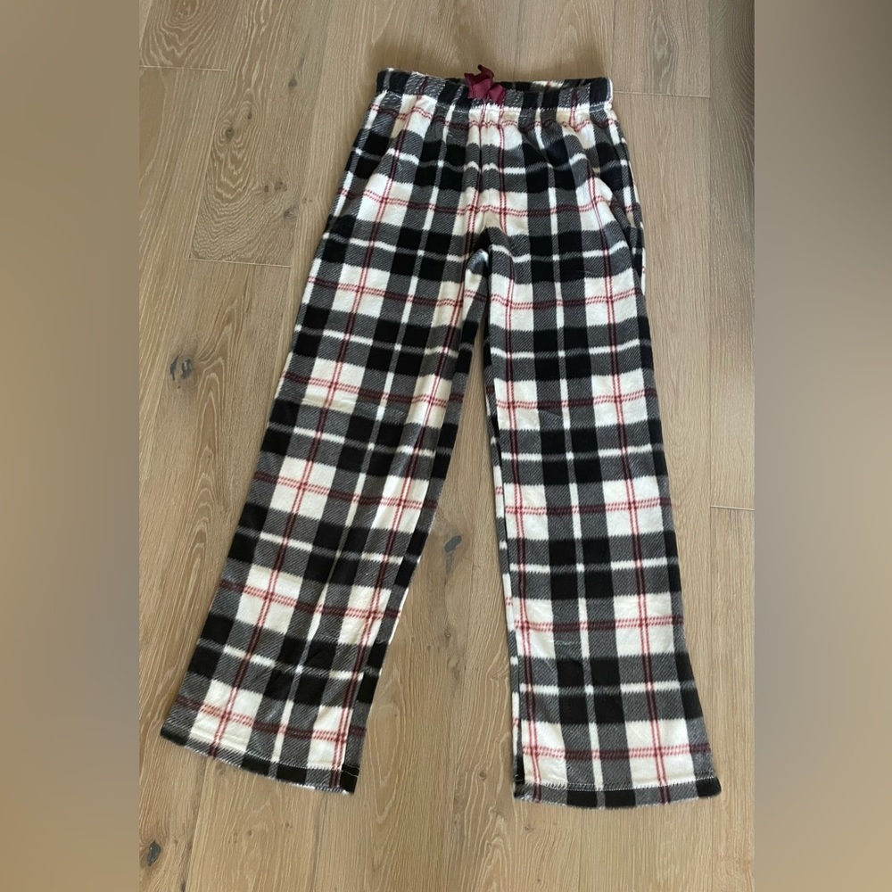 Ardene Super Soft Straight Leg Plaid Pajama Lounge Pant - Size Medium - like new